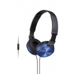 SONY sluchátka MDR-ZX310AP, handsfree, modré, MDRZX310APL.CE7