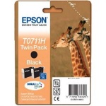 EPSON High Capacity Black (2x černá) (T0711H), C13T07114H10 - originální