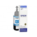 Epson T6732 Cyan ink 70ml  pro L800, C13T67324A - originální