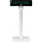 VIRTUOS VFD zák.displej FV-2030W 2x20, 9mm,USB, bílý, EJG1004