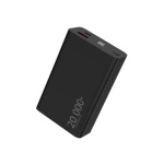 Powerbank 20000 mAh/PD USB-C 20W/USB-A 22.5W/black, 12930