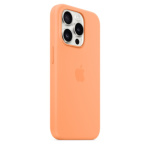  Apple Silikonový Kryt vč. Magsafe pro iPhone 15 Pro Orange Sorbet, MT1H3ZM/A