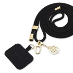 Guess Crossbody Popruh Cord 4G Charm Gold/Black, GUOUCNMG4EK