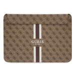 Guess PU 4G Printed Stripes Obal na Notebook 13/14" Brown, GUCS14P4RPSW