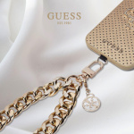 Guess Univerzální Popruh na Ruku 4G Charm Gold, GUOUCBMC4MD