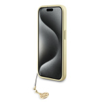 Guess 4G Charm Zadní Kryt pro iPhone 15 Pro Brown, GUHCP15LGF4GBR