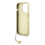 Guess 4G Charm Zadní Kryt pro iPhone 15 Pro Brown, GUHCP15LGF4GBR