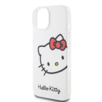 Hello Kitty IML Head Logo Zadní Kryt pro iPhone 15 White , HKHCP15SHCKHST