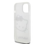 Hello Kitty IML Head Logo Zadní Kryt pro iPhone 15 White , HKHCP15SHCKHST