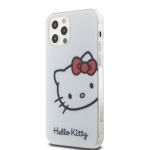 Hello Kitty IML Head Logo Zadní Kryt pro iPhone 12/12 Pro White , HKHCP12MHCKHST