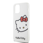 Hello Kitty IML Head Logo Zadní Kryt pro iPhone 12/12 Pro White , HKHCP12MHCKHST