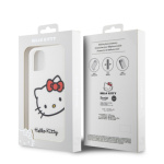 Hello Kitty IML Head Logo Zadní Kryt pro iPhone 12/12 Pro White , HKHCP12MHCKHST