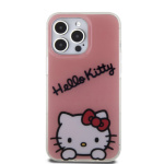 Hello Kitty IML Daydreaming Logo Zadní Kryt pro iPhone 13 Pro Pink, HKHCP13LHKDSP