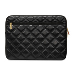 Guess PU Quilted 4G Metal Logo Obal na Notebook 13/14" Black, GUCS14ZPSQSSGK