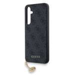 Guess 4G Charm Zadní Kryt pro Samsung Galaxy A35 5G Grey, GUHCSA35GF4GGR