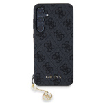 Guess 4G Charm Zadní Kryt pro Samsung Galaxy A55 5G Grey, GUHCSA55GF4GGR