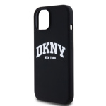 DKNY Liquid Silicone Arch Logo MagSafe Zadní Kryt pro iPhone 11 Black, DKHMN61SNYACH