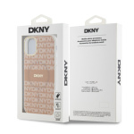 DKNY PC/TPU Repeat Pattern Tonal Stripe Magsafe Zadní Kryt pro iPhone 11 Pink, DKHMN61HRHSEP