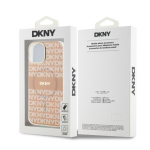 DKNY PC/TPU Repeat Pattern Tonal Stripe Magsafe Zadní Kryt pro iPhone 14 Pink, DKHMP14SHRHSEP