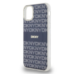 DKNY PC/TPU Repeat Pattern Tonal Stripe Magsafe Zadní Kryt pro iPhone 11 Blue, DKHMN61HRHSEB