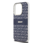 DKNY PC/TPU Repeat Pattern Tonal Stripe Magsafe Zadní Kryt pro iPhone 13 Pro Max Blue, DKHMP13XHRHSEB