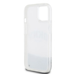 DKNY Liquid Glitter Arch Logo Zadní Kryt pro iPhone 14 Transparent, DKHCP14SLBNAET