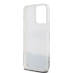 DKNY Liquid Glitter Arch Logo Zadní Kryt pro iPhone 15 Pro Max Transparent, DKHCP15XLBNAET