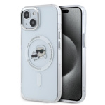 Karl Lagerfeld IML K&CH Heads Metal Frame MagSafe Zadní Kryt pro iPhone 13 Transparent, KLHMP13MHLSKCH