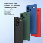 Nillkin Super Frosted PRO Zadní Kryt pro Xiaomi Redmi Note 13 Pro+ 5G Red, 57983119756