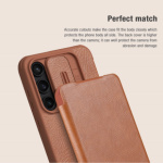 Nillkin Qin Book PRO Pouzdro pro Samsung Galaxy A35 5G Brown, 57983119808