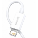 Baseus  Superior Fast Charging Kabel Lightning 2.4A 0.25m White, CALYS-02