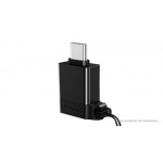 USAMS SJ186 Adapter Type-C/USB 3.0 OTG Black (EU Blister), 2437891