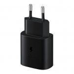 EP-TA800EBE Samsung USB-C 25W Cestovní nabíječka Black (OOB Bulk), GP-PTU021SOABQ