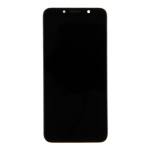 Motorola E6 Play LCD Display + Dotyková Deska + Přední Kryt Black (Service Pack), 5D68C15720