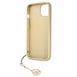 Guess 4G Charm Zadní Kryt pro iPhone 13 Brown, GUHCP13MGF4GBR