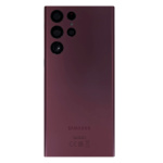 Samsung S908B Galaxy S22 Ultra Kryt Baterie Burgundy (Service Pack), GH82-27457B