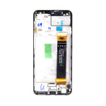 LCD display + Dotyk + Přední kryt Samsung A235 Galaxy A23 Black (Service Pack), GH82-28563A