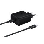 EP-TA845EBE + EP-DW767JBE Samsung 45W Cestovní nabíječka + USB-C/USB-C Datový Kabel Black (OOB Bulk), 57983113521