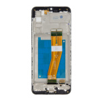 LCD display + Dotyk + Přední Kryt pro Samsung A025G Galaxy A02s Black, 57983115259 - neoriginální