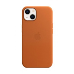  Apple Kožený Kryt vč. MagSafe pro iPhone 13 Golden Brown, MM103ZM/A