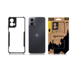 Tactical Quantum Stealth Kryt pro Motorola G34 Clear/Black, 57983120829