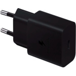 EP-T2510XBE Samsung USB-C 25W Cestovní nabíječka + USB-C Datový Kabel  Black, EP-T2510XBEGEU