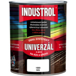 Industrol S2013 univerzál lesk vrchní barva na kov a dřevo, 1000 bílá, 600 ml