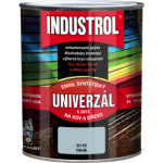 Industrol S2013 univerzál lesk vrchní barva na kov a dřevo, 9110 hliník, 600 ml