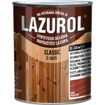 Lazurol Classic S1023 tenkovrstvá lazura na dřevo s obsahem olejů, 0080 mahagon, 750 ml