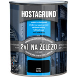 Hostagrund 2v1 S2160 základní i vrchní barva na kov, 0199 černá, 600 ml