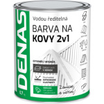 DENAS BARVA NA KOVY 2v1 antikorozní rychleschnoucí barva, 0110 šedá, 700 g