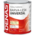 DENAS UNIVERZÁL-LESK vrchní barva na dřevo, kov a beton, 0530 zelená, 700 g