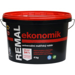 REMAL Ekonomik univerzální malířská barva na zeď, 4 kg