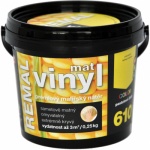 REMAL Vinyl Color mat omyvatelná barva na zeď, 610 pastelově žlutá, 250 g